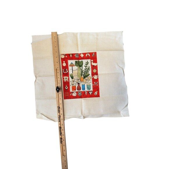 What’s Cooking Asian Food Kitchen Sampler Finished Cross Stitch 18x17 - Picture 4 of 4